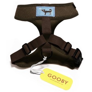 Gooby Choke Free Freedom Harness for Small Dogs, XSmall, Brown - 1 of 1