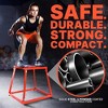 SQUATZ 3 Pcs Plyometric Platform Box - Black  & Orange - 3 of 4