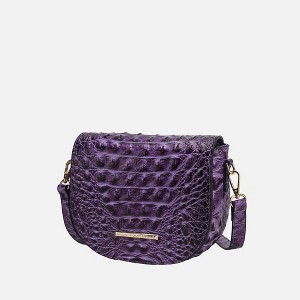 MKF Collection Amalia Crossbody Bag Croc-Embossed Vegan Leather Shoulder Bag Handbag by Mia K - 1 of 4