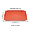 Unique Bargains Plastic Reusable Serving Tray 1 Pc - 2 of 4