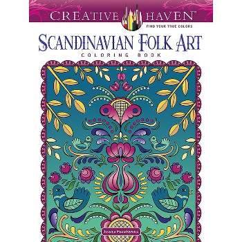 Creative Haven Scandinavian Folk Art Coloring Book - (Creative Haven Coloring Books) by  Jessica Mazurkiewicz (Paperback)