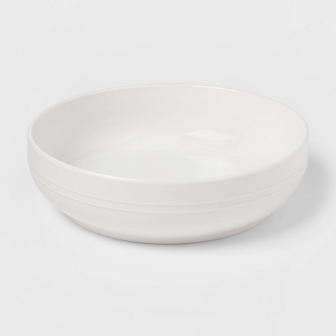 White ceramic serving bowl, Buy stoneware bowl online