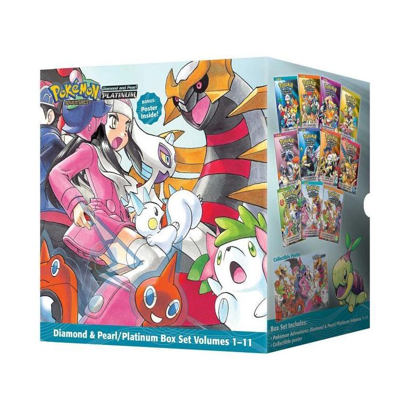 Pokémon Adventures Diamond & Pearl / Platinum Box Set - (Pokémon Manga Box Sets) by  Hidenori Kusaka (Mixed Media Product), 1 of 2