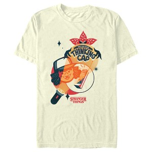 Men's Stranger Things Put on Your Thinking Cap T-Shirt - 1 of 4