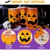 Joyfy 72 Pcs Halloween Pumpkin Goodie Bags, Plastic Candy Bags for Kids Trick or Treating, Halloween Snacks Bags for Party Favors Supplies - 2 of 4