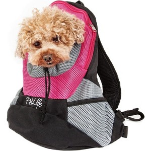 Pet Life On-The-Go Supreme Travel Bark-Pack Backpack Pet Carrier - 1 of 3
