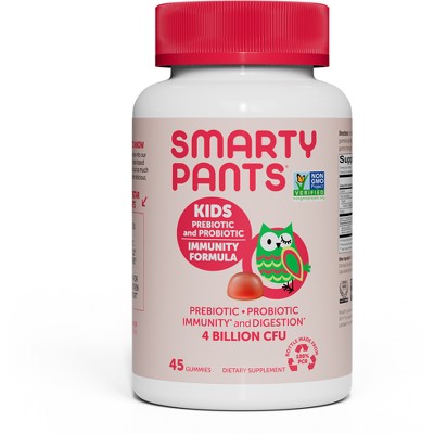 Smartypants Kids Prebiotic And Probiotic Immunity Formula - Strawberry ...