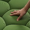 Luca, Sofa Ottoman,18.9" W x 18.9" D x 16.5" H,Green - 2 of 3