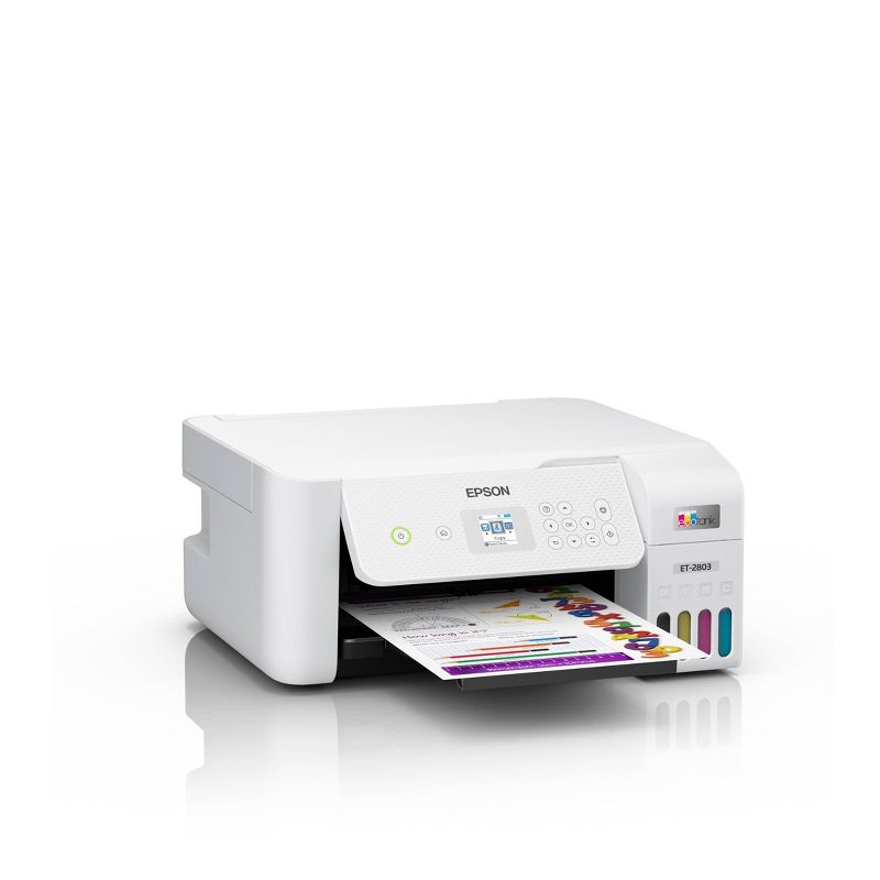 EcoTank ET-2803 Inkjet Printer, Copier, Scanner - White, 5 of 19