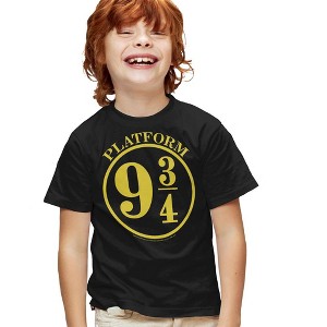 Boys' Short Sleeve Harry Potter 9 3 4 T-Shirt - 1 of 4