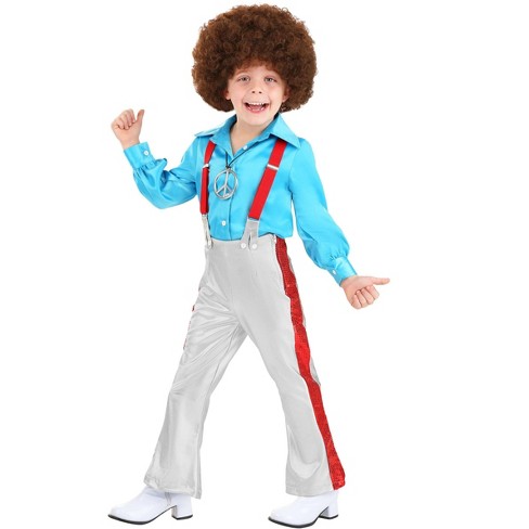 HalloweenCostumes.com 2T Boy Funky Disco Toddler Costume for Boy's,  Red/Blue/Gray