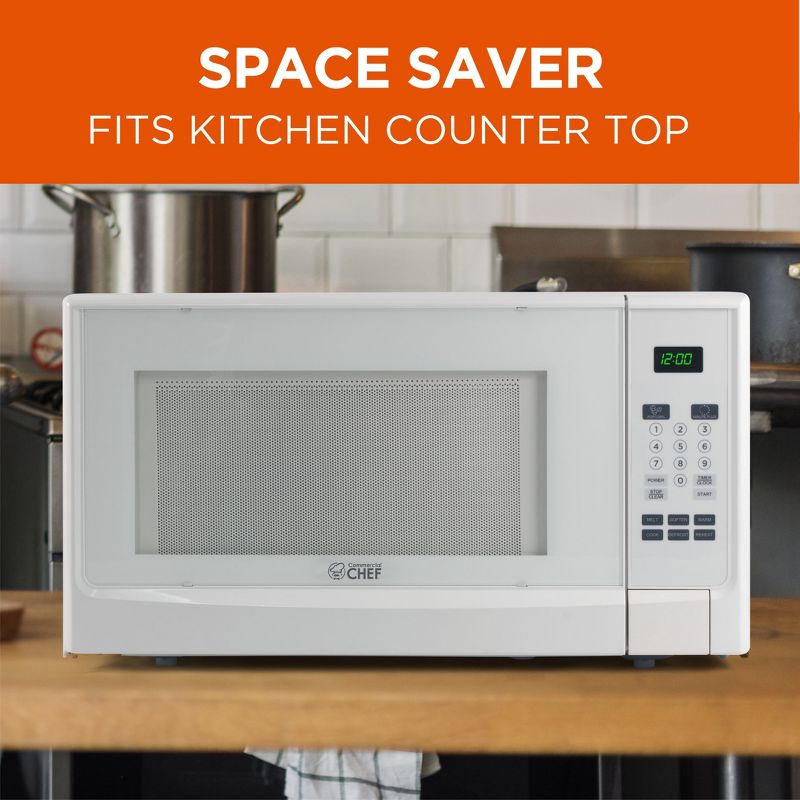 COMMERCIAL CHEF Countertop Microwave Oven 1.4 Cu. Ft. 1100W, 5 of 8