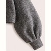TIME HOLLOW Marled Lantern Sleeve Knit Sweater - 3 of 3