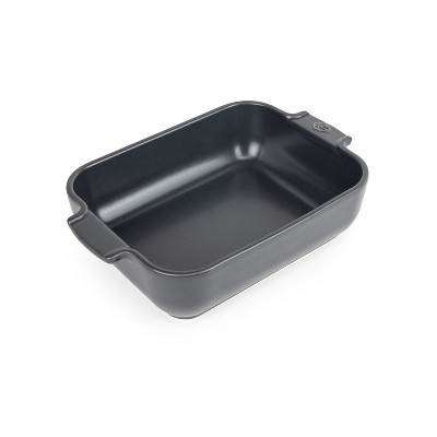 Peugeot Appolia Slate Gray Ceramic 1.5 Quart Rectangular Baking Dish