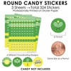Big Dot of Happiness You Got Served - Tennis - Baby Shower or Tennis Ball Birthday Party Small Round Candy Stickers - Party Favor Labels - 324 Count - 3 of 4