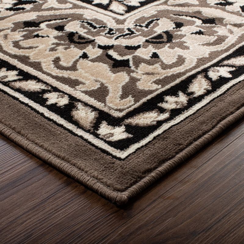Traditional Medallion Indoor Runner or Area Rug by Blue Nile Mills, 4 of 7