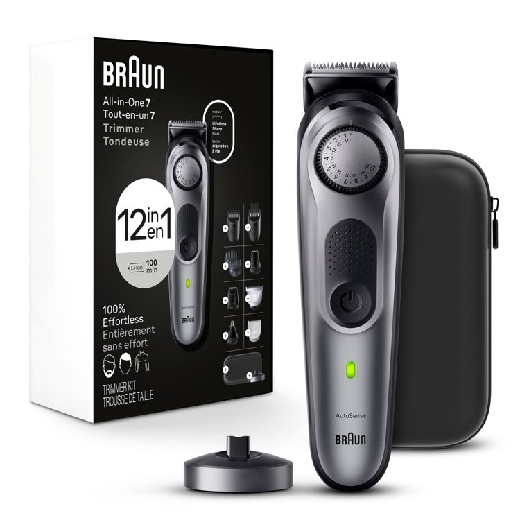 Braun Series 7 AiO7440 Rechargeable 12-in-1 Body, Beard &#38; Hair Trimmer, 1 of 10