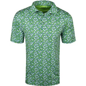 Snake Eyes Golf Lucky Clover Print Polo - 1 of 3