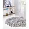 Unique Loom Matrix Trellis Collection Area Rug - Motif - 3 of 4