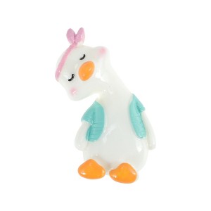 Unique Bargains Magnetic Sticker Yellow White 1 Pc - 1 of 3