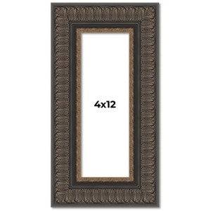 PosterPalooza | Panoramic Museum Brown Picture Frame - UV Acrylic, Foam Board Backing, Hanging Hardware - 1 of 4