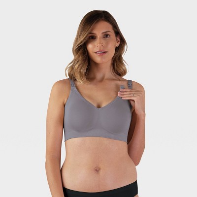 Bravado! Designs Women's Restore Ribbed Nursing Bra - Gray Orchid XL