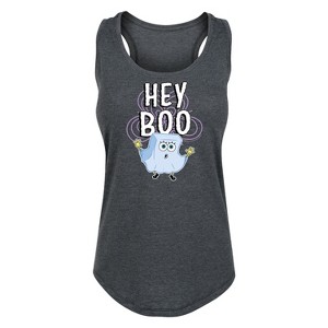 Women's - SpongeBob SquarePants - Hey Boo Graphic Racerback Tank - 1 of 4