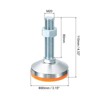 Unique Bargains Carbon Steel Non-Skid Adjustable Furniture Table Feet Leveling Feet 2 Pcs - 2 of 4