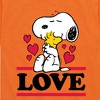 Boys' - Peanuts - Love Snoopy Woodstock Short Sleeve Graphic T-Shirt - 2 of 4