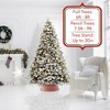 Casafield Water Hyacinth Christmas Tree Collar, Woven Tree Base Cover with Cord Cut Out - 2 of 4