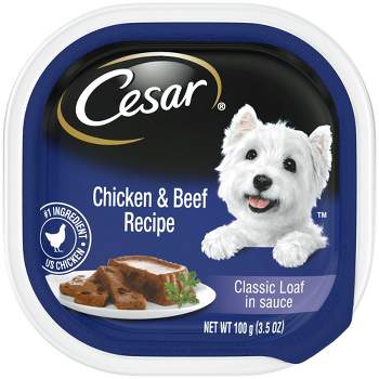 Cesar Classic Loaf in Sauce Adult Wet Dog Food - 3.5oz