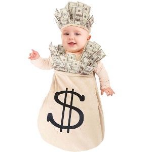 HalloweenCostumes.com Infant Money Bag Costume - 1 of 2