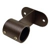 Versailles Indoor/Outdoor Stainless Steel Heavy Duty Curtain Tension Rod for Windows Bronze - 3 of 4