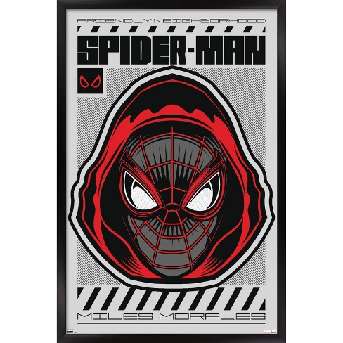 Trends International Marvel's Spider-Man 2 - Key Art Framed Wall Poster  Prints Black Framed Version 14.725 x 22.375