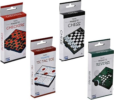 Point Games Bundle Pack Of 4 Classic Magnetic Games. : Target