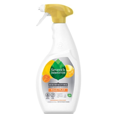 Seventh Generation Lemongrass Citrus Disinfecting Multi-surface Cleaner -  26oz : Target