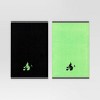 2pk Halloween Witch Hand Towel Set Black/Green - Hyde and EEK! Boutique™ - 3 of 3