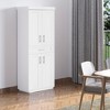 Homcom Modern Kitchen Pantry Freestanding Cabinet Cupboard With Doors ...