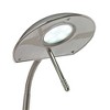 360 Lighting Casper Traditional Pharmacy Floor Lamp 63" Tall Brushed Nickel 2-Light LED Adjustable Arm Swivel Head for Living Room Bedroom - 3 of 4