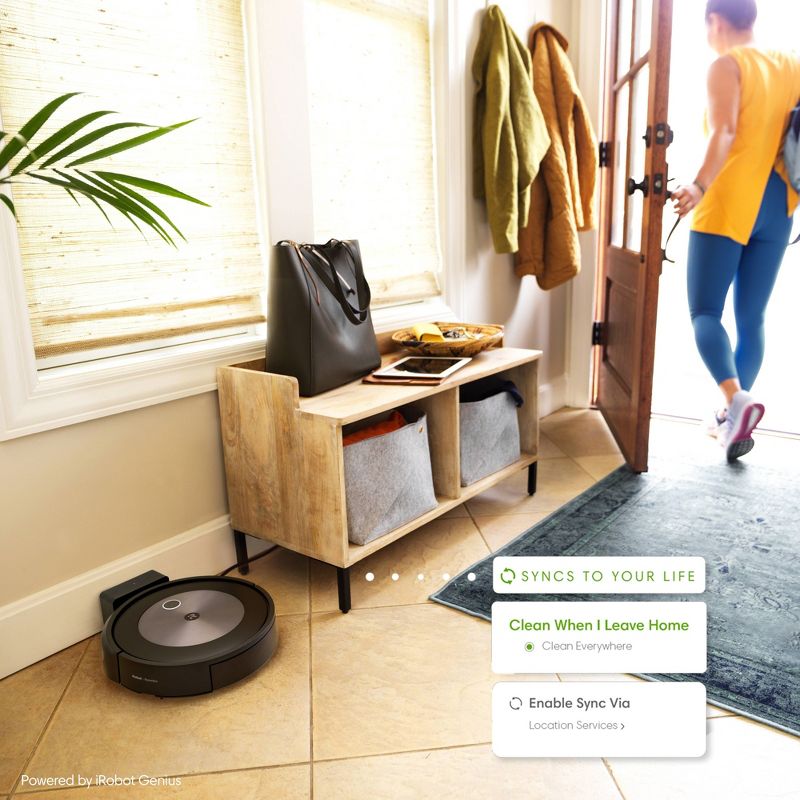 iRobot Roomba j7 Wi-Fi Connected Robot Vacuum with Obstacle Avoidance  - Black - 7150, 5 of 16
