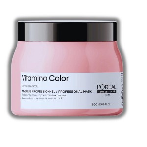 L'Oreal Serie Expert Vitamino Color Hair Mask (16.9 oz XXL) Protects & Preserves Hair Color | Loreal Enhances Shine & Vibrancy Masque - 1 of 3