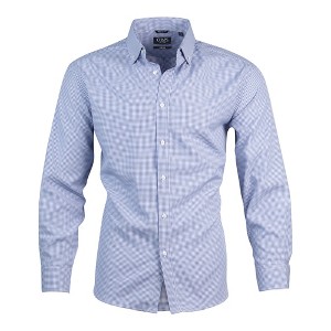 Chaps Mens Slim Fit Dress Shirt Wrinkle Resistant Stretch White Long Sleeve Shirts for Men Formal - 1 of 4