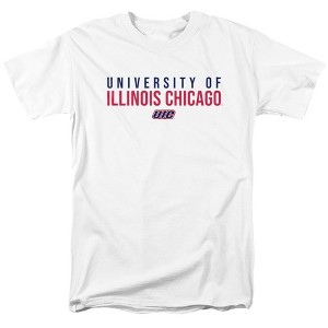 Men's University of Illinois Chicago Official Stacked T-Shirt - 1 of 4