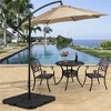 Yaheetech  4-Piece Fillable Patio Umbrella Base Stand Black - image 2 of 4