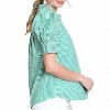 Women's Striped 3/4 Draped Sleeves Top - Jodifl - 2 of 4