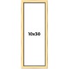 PosterPalooza | Panoramic Simple Gold Picture Frame - UV Acrylic, Foam Board Backing, Hanging Hardware - 2 of 4