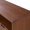 NicBex Mid-Century Modern TV Stand with Solid Wood for 65" TVs Entertainment Center with 2 Open Cubbies for Living Room - 4 of 4