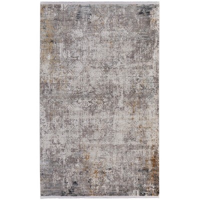 Cadiz Modern Abstract Ivory/Taupe/Gray Area Rug