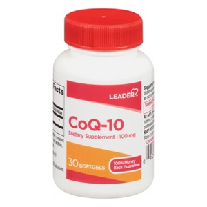 Leader Softgels 100 mg CoQ-10 30 ea - 1 of 4