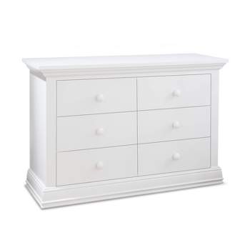 Sorelle Paxton 6 Drawer Double Dresser - White